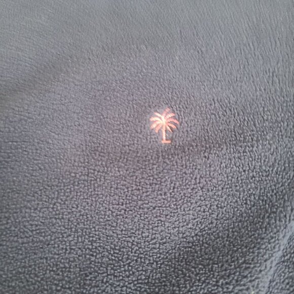 Lilly Pulitzer Women's Size S Purple Zip-Up Fleece Jacket Gold Button Detail - Picture 5 of 14